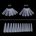 BNG Nail Shapes Set - 120 Dual Shape Tips for Professional Nail Extensions | Ballerina & Flat Square Designs for Polymer Gel Coverage - Buy Online on GoSupps.com