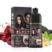 Saveurs - Un Shampooing De Couleur De Cheveux Noirs | Dye Capillaire 500 Ml De Teinturier De Coiffure V g tale - Shampooing De Dyeing Contre Les Cheveux Gris Pour Hommes Femmes Hydratantes La Maison 1 g (Lot de 1)
