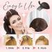 Buy 5 Perfect Puff Hair Head Pillows | Invisible Fluffy Styling Clips | Self-Adhesive Hair Sponge Pads for Women s Wedding Headdresses - Brown - Buy Online on GoSupps.com