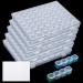 SGHUO 280 Slots 5 Pack 56 Grids Diamond Painting Storage Containers Plastic 5D Diamond Embroidery Storage Box with 400pcs Label Stickers for Sewing, Nail Diamonds, Diamond Painting Accessories