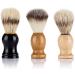 Men's Beard Shaving Brush - Premium Wood Handle Grooming Tool for Smooth Shave & Facial Care - Buy Online on GoSupps.com