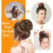 Hair Scrunchies Hair Bun Synthetic Bun Curly Messy Bun Donut Bun With Elastic Rubber Band Bun for Women Ponytail Extension Hair Bun Women Hair Bun (Color : 1TDimgray) - Buy Online on GoSupps.com