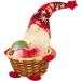 Christmas Candy Basket Table Decor Gnomes Wicker Basket for Christmas Candy Storage Jars Weaving Santa Claus Storage Basket for Christmas Decorations Red Christmas Table Decoration Christmas Storage - Buy Online on GoSupps.com