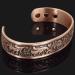 Ladies Pure Copper Magnetic Bracelet Women Copper Bangle Cuff Holistic Magnetic Band with 6 Strong Neodymium Magnets Adjustable Floral Pattern-PC (L: Wrist 19.5-22.5cm/7.6-8.75") - Buy Online on GoSupps.com