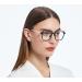 Buy SERONI Metal Temple TR90 Blue Light Blocking Glasses for Women & Men - Stylish Anti-UV Polygon Frames - Pink 52mm Reading Glasses International Shipping - Buy Online on GoSupps.com
