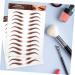 Beatifufu 5 Sheets Eyebrow Stickers Simulation Eyebrows Sticker Eyebrow Tattoos For Eyebrow Care Shaping - Buy Online on GoSupps.com