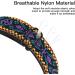 YONWORTH Adjustable Elastic Watch Band for Fitbit Charge 2 - Aztec Purple Blue - Buy Online on GoSupps.com