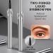  Generisch Eyebrow pencil Long-lasting precision 0.4 ml Dual-ended eyebrow pencil for women and girls For dates business trips travel and - Buy Online on GoSupps.com