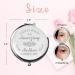 Travel Makeup Mirror for Mom | 2X Magnifying Compact Mirror | Mother's Day & Birthday Gifts from Daughter and Son - Buy Online on GoSupps.com