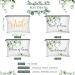 8-Piece Bridesmaids Makeup Bag Set | Wedding Bridal Cosmetic Canvas Bags | Matron of Honor Gift | Fresh Pattern | Ideal for Women at Wedding Parties - Buy Online on GoSupps.com