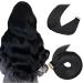 Hotlulana tape extensions real hair deep black extensions real hair 20 inch/50cm 40pcs 100g skin weft 100% natural tape in extensions real hair invisible real hair extensions tape #1.#1 low black 50cm 20 inch (40 pack)