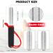 Prasacco 2-Piece Fish Hook Sharpener - Portable Double-Sided Grinding Tool for Outdoor Fishing (Red) - Buy Online on GoSupps.com