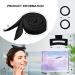 Velvet Heatless Hair Curler Set | Heatless Curling Rod Headband for Long Hair - Black - Buy Online on GoSupps.com
