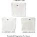 Marquis Mills 12x12 White Cotton Washcloths - Reusable Thin Cloth Rags - 60 Pack 1LB Dozen for Bath, Exfoliating, Kitchen, Garage - Buy Online on GoSupps.com