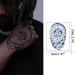 10 Sheets Aztec and Viking Style Temporary Tattoo for Men - Fake Tattoos for Hands and Forearms - Cool Blue Half Sleeve Design - Buy Online on GoSupps.com