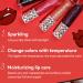 NOZEM Color Changing Glitter Lipstick - Long Lasting Moisturizing Non-Sticky Lip Oil - Diamond Black Gloss for Women - Buy Online on GoSupps.com