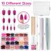 24 Packs 576PCS Matte Press on Nails Medium Length FANDAMEI - Full Cover Acrylic False Nails Kit with Nail Glue and File - Buy Online on GoSupps.com