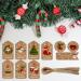 Christmas Gift Tags 50pcs Xmas Paper Labels Christmas Elements Hanging Tags Card Gift Ornament with String Style3 - Buy Online on GoSupps.com