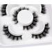 Pooplunch Natural Cat Eye False Eyelashes Fluffy Wispy Faux Mink Lashes (3 Pairs Pack) | International Shipping Available - Buy Online on GoSupps.com