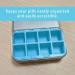 PIAOLGYI Altoid Tin Insert - 7 Day Weekly Pill Organizer | Blue Pill Storage Solution - Buy Online on GoSupps.com