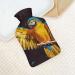 Parrot Hot Water Bottle with Plush Cover - Hand Warmer for Adults & Children (26.5x15.3 cm) - International Shipping Available - Buy Online on GoSupps.com
