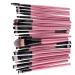 KOLIGHT 20-Piece Pro Makeup Brush Set - Powder Foundation, Eyeshadow, Eyeliner, Lip Brushes (Black+Pink) - Buy Online on GoSupps.com