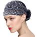 Yapetnck Lace Hairband - Elastic Dressy Women Headbands - Pearl Lace Stretch Headbands Cloth Elegant Headband Women Hair Accessories Gray - Buy Online on GoSupps.com