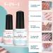 Morovan 5 in 1 Builder Nail Gel Kit - Clear & Pink UV Hard Gel for Nails Extension - Beginner-Friendly Nail Strengthening Kit - Buy Online on GoSupps.com