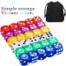 6-Piece PU Leather Dice Cup Set with 30 Dices for Craps & Farkle Game - Buy Online on GoSupps.com