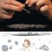 Stainless Steel Precision Tweezers 6.4 Inch Anti Static Tweezers Straight/Curved Tweezers with Sliding Lock Design Stainless Steel Tweezers for Electronics Laboratory Work and Jewelry Making - Buy Online on GoSupps.com
