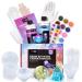 LETS Resin Resin Kits and Molds Complete Set, 16OZ Resin Molds Silicone Kit Bundle with Sphere, Pyramid Molds, Resin Epoxy Starter Kit for Beginner Resin Casting