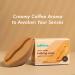 mCaffeine Cream Coffee Bathing Bar - Deeply Moisturizing and Nourishing - Antioxidant-Rich Caffeine Tones and Soothes All Skin Types - 75 g - Buy Online on GoSupps.com