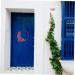 Gadpiparty Iron Craft Wrought Iron Gate Hanging Wreath Rose Pendant Artificial Flower Wall Nordic Decor Wall Hanging Rosy 20x20cm - Buy Online on GoSupps.com