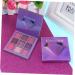FRCOLOR 2pcs 9 Glitter Eye Shadow Metallic Eye Shadow Palettes Palette Flash 1 count (Pack of 1) Purplex2pcs - Buy Online on GoSupps.com