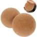 Orfofe Massager 2-St Yogall Cork Peanut - Fascia Neck & Foot Massage Device | High-Density Yoga Aid Ball (100mm) - International Shipping Available - Buy Online on GoSupps.com