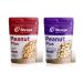 SHREGO Peanut Plus Roasted Peanut Salted 180G & Peanut Plus Light Roasted Whole Peanut Unsalted 180G
