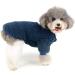 Zunea Winter Coat for Small Dogs | Fleece Warm Dog Sweater & Jacket | Puppy & Cat Clothing | Blue XXL | Perfect for Chihuahuas & Pets - Buy Online on GoSupps.com