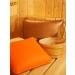 Original Sauna Cushion Premium | High-Quality Handmade Artificial Leather | Best Hygiene Properties | Orange - International Shipping Available - Buy Online on GoSupps.com