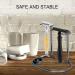 Durable Black Razor & Shaving Brush Stand - Modern Hygienic Design for Safe Bathroom Styling - Buy Online on GoSupps.com