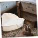 HANABASS 2pcs Rabbit Triangle Potty Toilet Pets Small Animal Potty White Urine Pet Cage Abs 25.00X19.00X10.00CMx2pcs Whitex2pcs - Buy Online on GoSupps.com