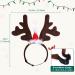 Naler Christmas Reindeer Headwear for Dogs & Cats | Adjustable Moose Costume | Holiday Pet Outfit 4313 Red - Buy Online on GoSupps.com