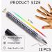Xumann 12 Colors Nail Art Pens for Gel Polish Quick Dry Fine Tips Nail Art Pen - Buy Online on GoSupps.com