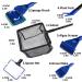 JZMYXA 6-in-1 Aquarium Fish Tank Cleaning Kit | Long Handle Brush & Six Functional Tools for Telescopic Cleaning | Best Aquarium Cleaning Set - Buy Online on GoSupps.com
