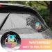 Baby on Board Stickers - Cute Removable Car Safety Stickers (2PCs) - International Shipping Available - Buy Online on GoSupps.com