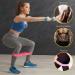 Gritin Fitness Straps 5 Set | Resistance Bands with 5 Levels | 100% Latex Exercise Bands | Includes German Instructions & Carry Bags | Ideal for Muscle Building Yoga & Gymnastics - Lila & Pink - Buy Online on GoSupps.com