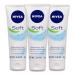 NIVEA Soft Moisturizing Creme 2.60 oz (Pack of 6) - Hydrating Skincare Bundle - Buy Online on GoSupps.com
