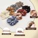 SHURIL 8PCS Solid Silk Hair Scrunchies Set for Women & Girls - Elastic Ponytail Holder Hair Ties in 8 Colors - Suitable for Thick, Thin, Fine, Curly Hair - Soft & Stylish Hair Accessories - Buy Online on GoSupps.com