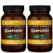 Global Healing Quercetin (2-Pack) 500mg Total, 250mg Each Serving Support Immune System Function & Body's Natural Response to Occasional Allergies - QuerceFIT Without Bromelain & Zinc - 60 Capsules 60 Count (Pack of 2)