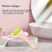 Silicone Fascia Muscle Roller Manual Cellulite Massager - Yellow | Portable Deep Tissue Massage Stick for Neck, Arm, Leg, Back - Muscles Relief Tool - Buy Online on GoSupps.com
