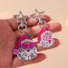 Shop VSilay Lianxue Multi-Colored Acrylic Santa Claus Key Pendant - Stylish Christmas Keychain & Bag Decoration - International Shipping Available - Buy Online on GoSupps.com